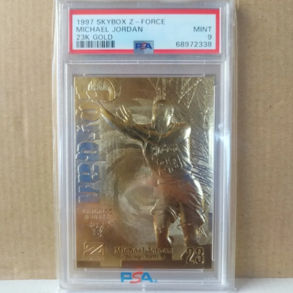 🏀🏆Michael Jordan "Skybox Z-Force 23K Solid Gold Insert" Slab🏆🏀 - Picture 1 of 7